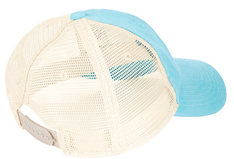 Baseball Cap - Signature Logo - LAGOON BLUE/IVORY