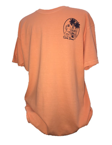 Short Sleeve Tees - Navy Logo Front with Marquee Design Back