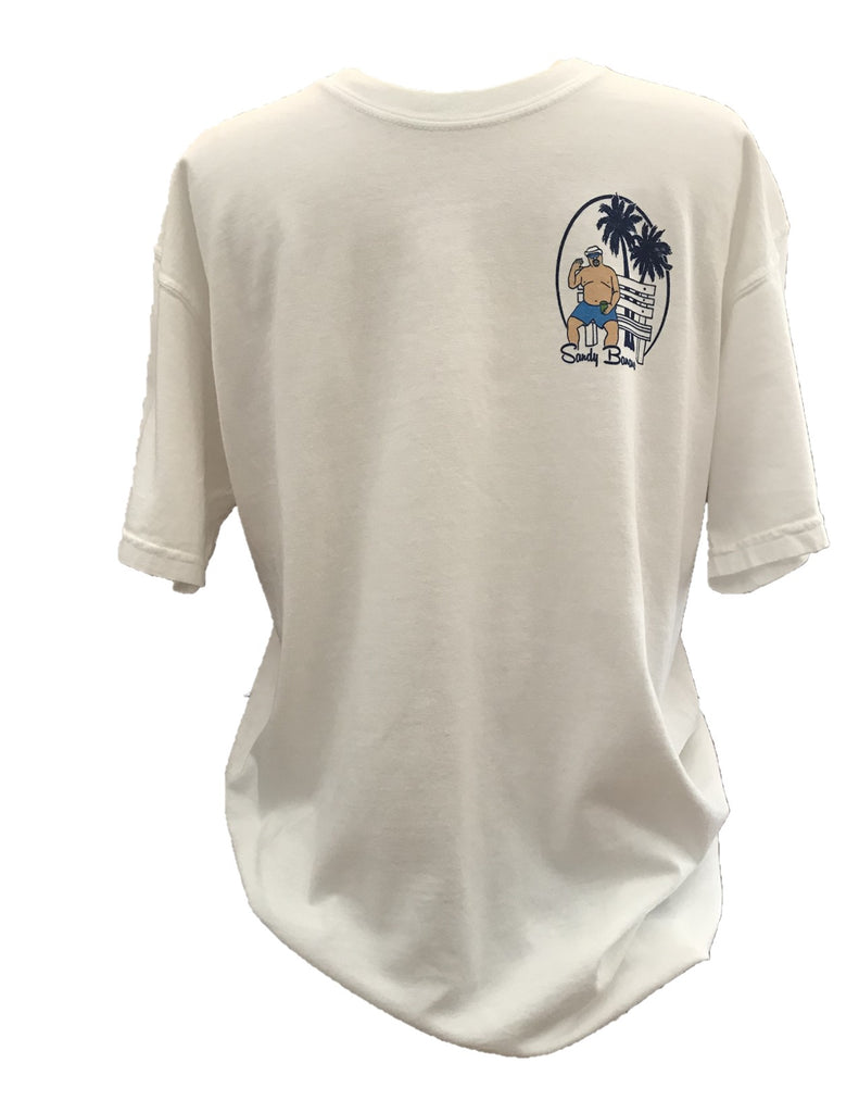 Short Sleeve Tees - White with Color Logo